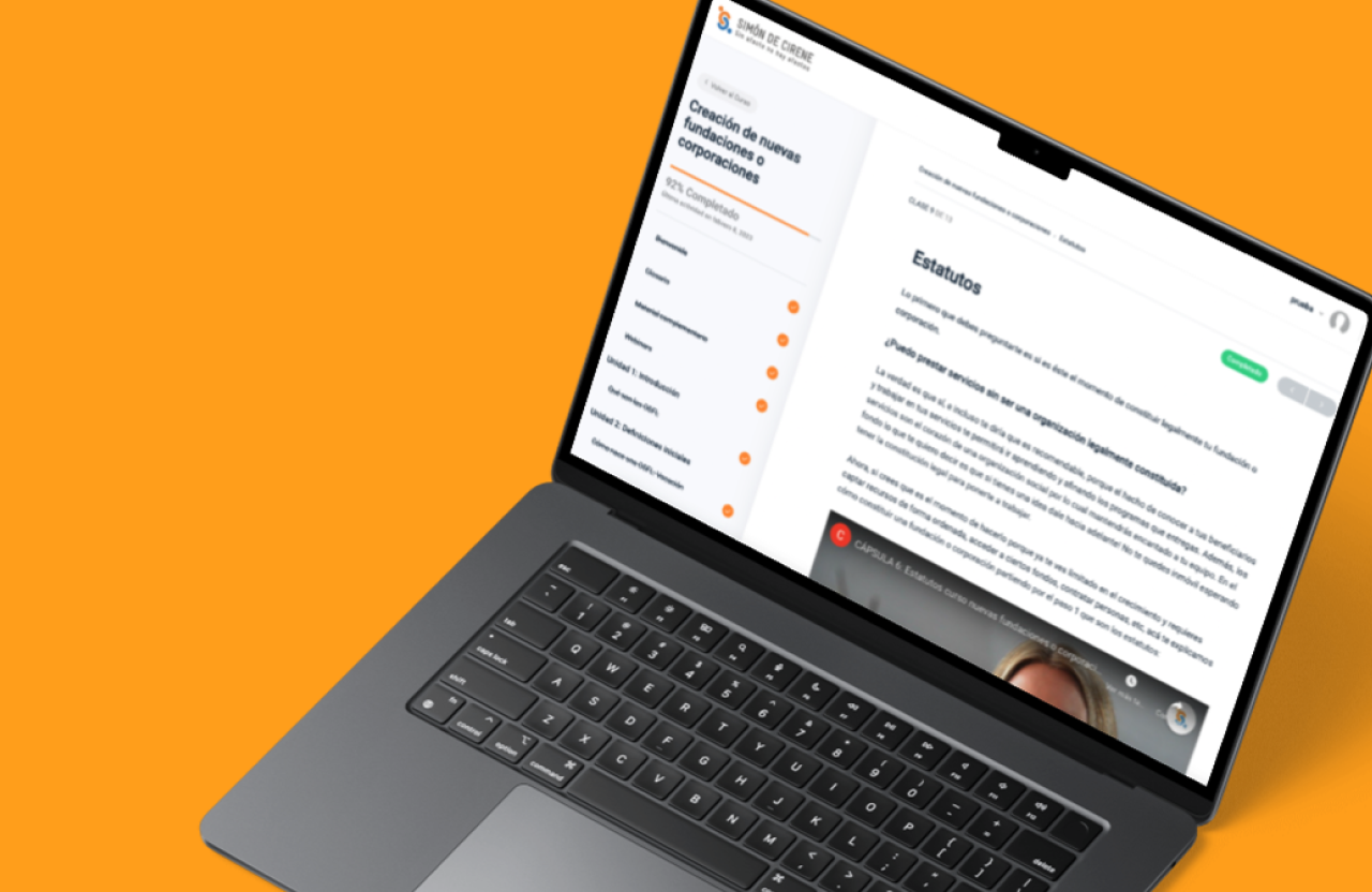 Plataforma de E-Learning Simón de Cirene